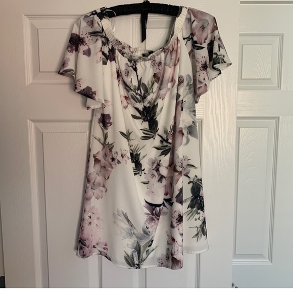 Lulus Dream of You Off-Shoulder Floral Dress - Picture 4 of 12